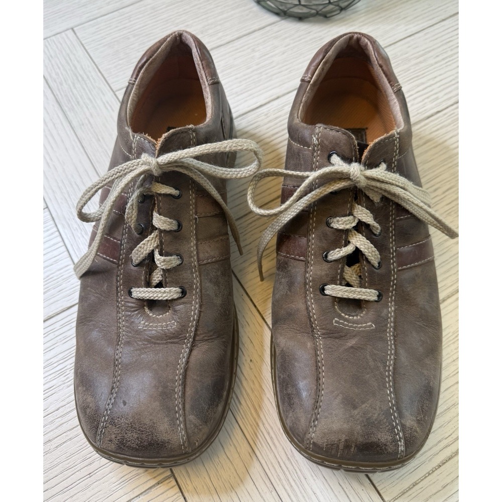 Skechers Men's Shoes 4400 Casual Lace Up Light Brown Leather Comfort Sneaker 9